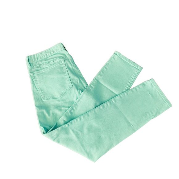 J. CREW FACTORY TOOTHPICK SKINNY JEANS TEAL TURQUOISE LOW RISE DENIM SIZE 29 - Picture 5 of 16